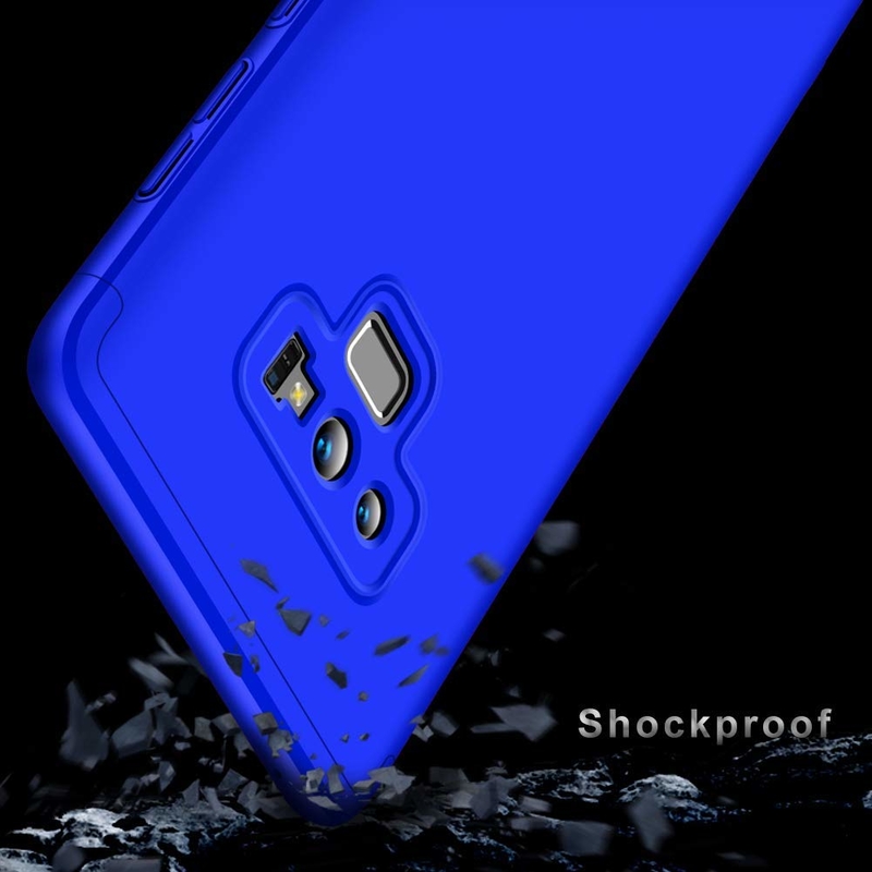 Husa Samsung Galaxy Note 9 GKK 360 Full Cover Albastru