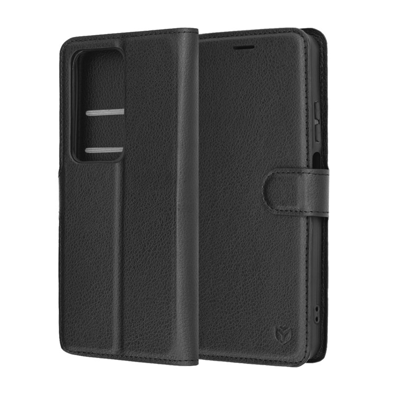 Husa Oppo A5 5G Techsuit Leather Folio, negru
