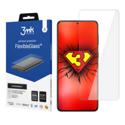 Folie Samsung Galaxy S22 5G 3mk FlexibleGlass, transparenta