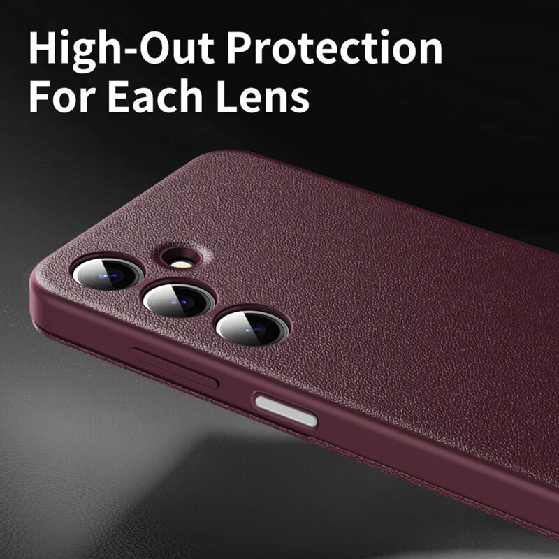 Husa tip carte Samsung Galaxy A17 4G SmartView Series, rosu