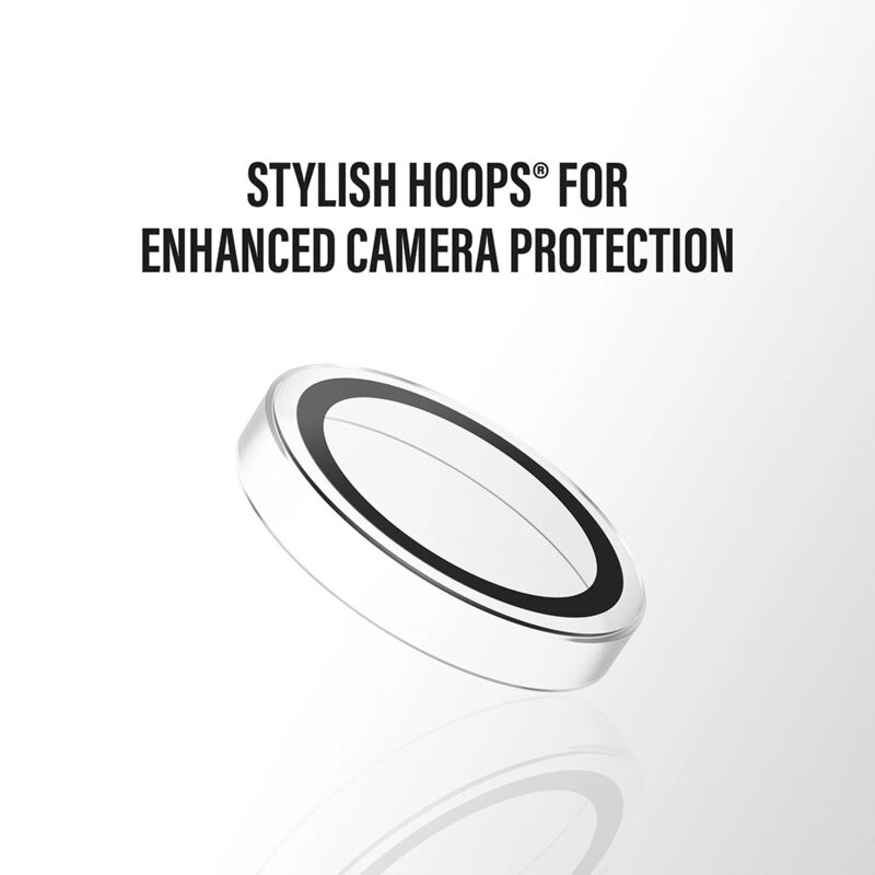 Folie iPhone 16 Pro pentru lentile camera PanzerGlass® Hoops® Series, transparenta