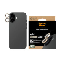 Folie iPhone 17 pentru lentile camera PanzerGlass® Hoops® Series, auriu
