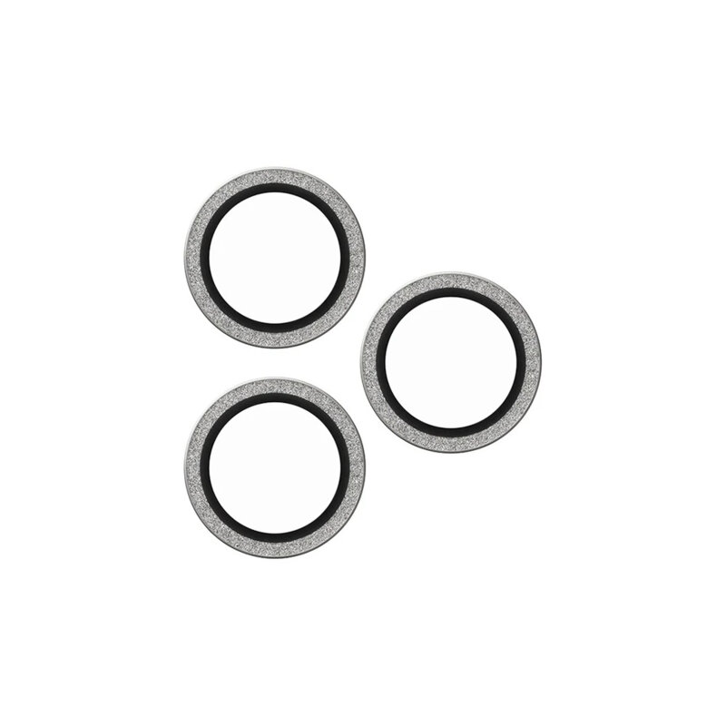 Folie iPhone 16 Pro Max pentru lentile camera SAFE. by PanzerGlass®, argintiu