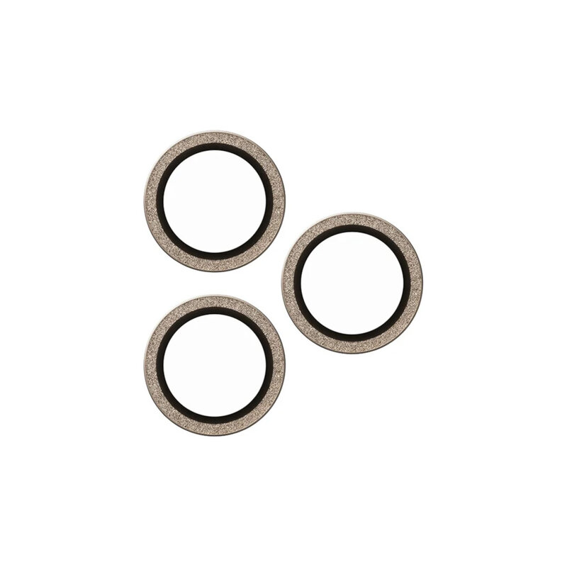 Folie iPhone 16 Pro Max pentru lentile camera SAFE. by PanzerGlass®, auriu
