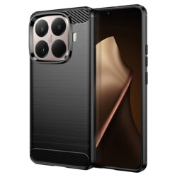 Husa Xiaomi 15T Pro Techsuit Carbon Silicone, negru