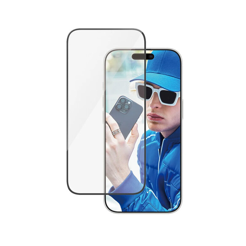 Folie iPhone 16 Pro PanzerGlass® Ultra-Wide Fit, negru