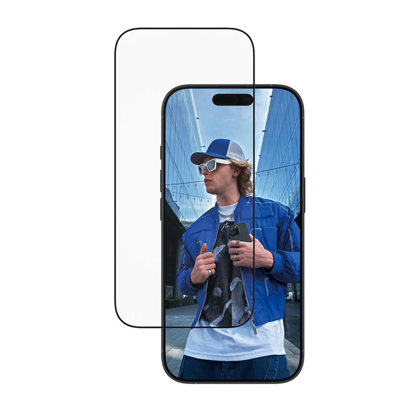 Folie iPhone 17 PanzerGlass® Ultra-Wide Fit w. EasyAligner, negru