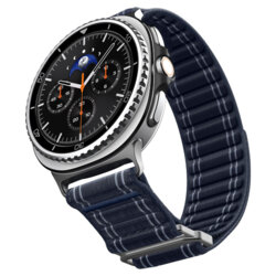 Curea Samsung Galaxy Watch8 44mm Spigen WBF1, bleumarin