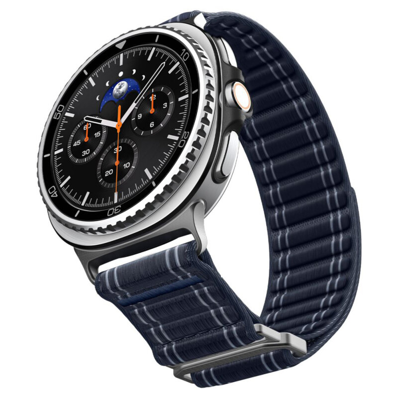 Curea Samsung Galaxy Watch8 44mm Spigen WBF1, bleumarin