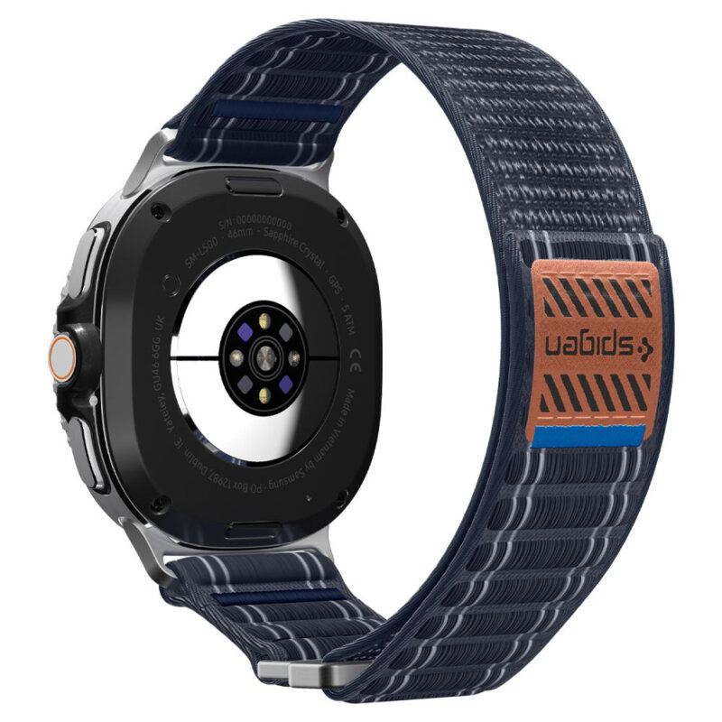 Curea Samsung Galaxy Watch8 44mm Spigen WBF1, bleumarin