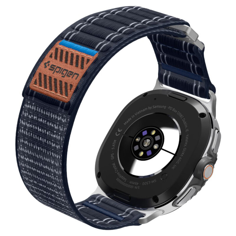Curea Samsung Galaxy Watch8 44mm Spigen WBF1, bleumarin