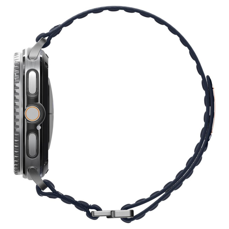 Curea Samsung Galaxy Watch8 44mm Spigen WBF1, bleumarin