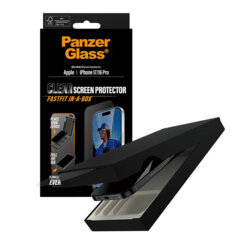 Folie iPhone 17 PanzerGlass® Ultra-Wide Fit w. FASTFIT IN-A-BOX, negru