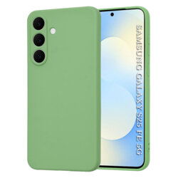 Husa silicon Samsung Galaxy S25 FE Techsuit SoftFlex, verde deschis