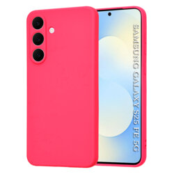 Husa silicon Samsung Galaxy S25 FE Techsuit SoftFlex, fucsia