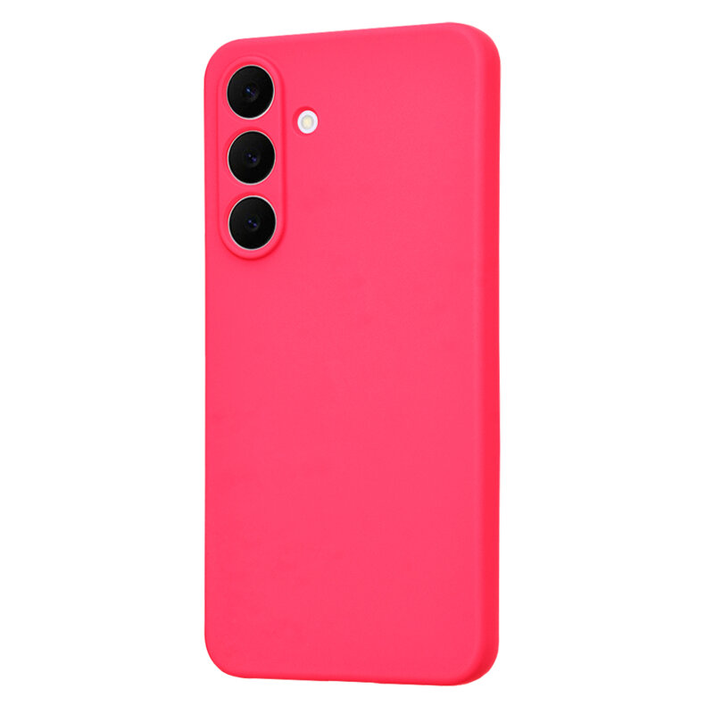 Husa silicon Samsung Galaxy S25 FE Techsuit SoftFlex, fucsia