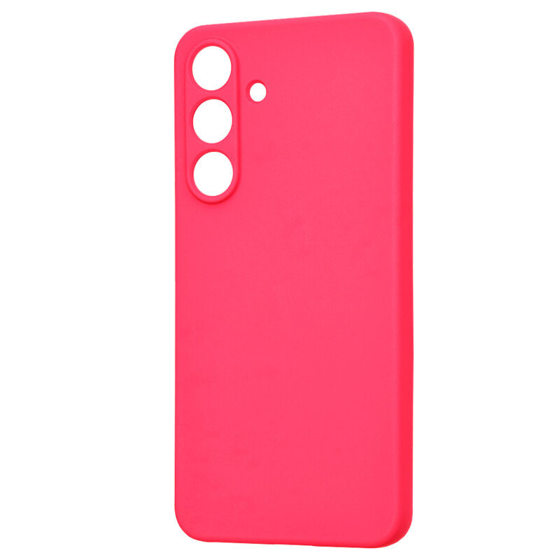 Husa silicon Samsung Galaxy S25 FE Techsuit SoftFlex, fucsia