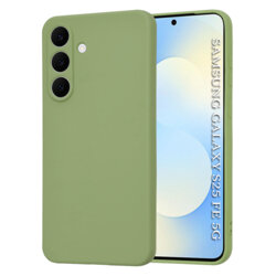 Husa silicon Samsung Galaxy S25 FE Techsuit SoftFlex, verde