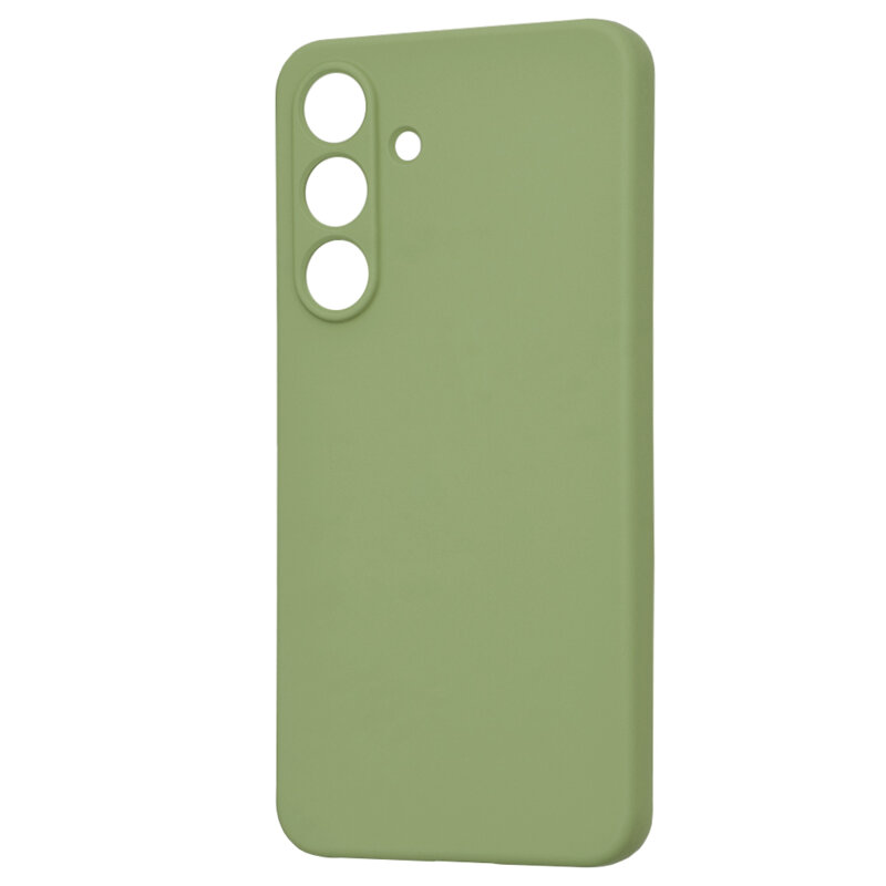 Husa silicon Samsung Galaxy S25 FE Techsuit SoftFlex, verde