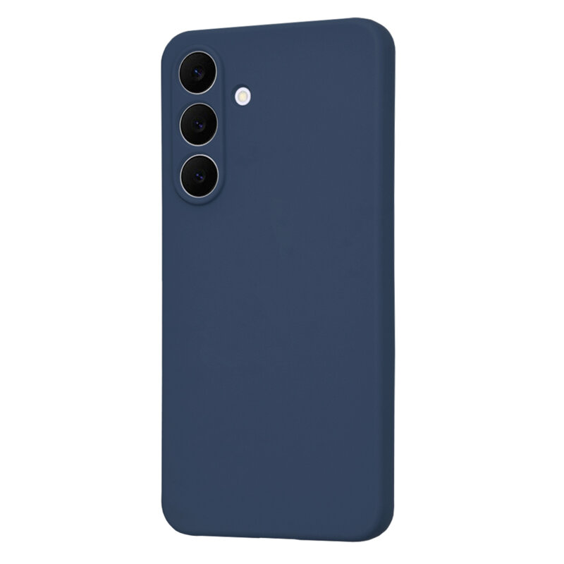 Husa silicon Samsung Galaxy S25 FE Techsuit SoftFlex, bleumarin