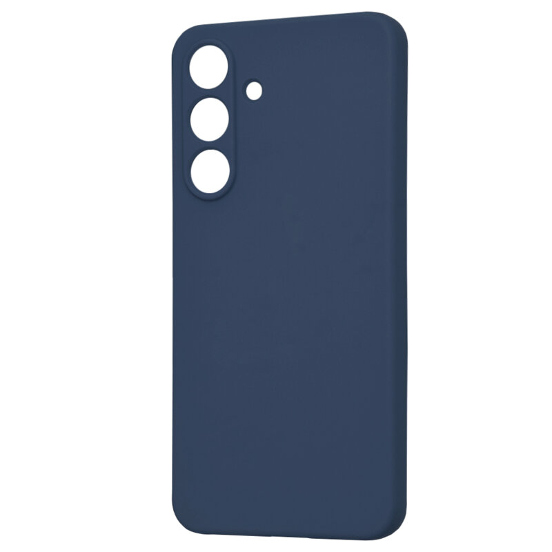 Husa silicon Samsung Galaxy S25 FE Techsuit SoftFlex, bleumarin