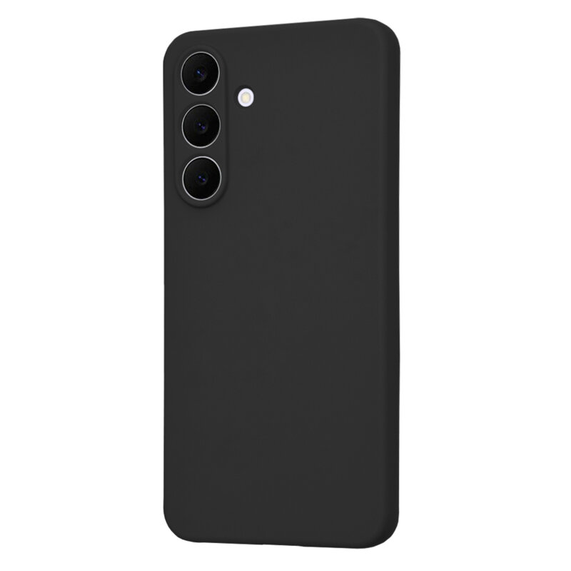 Husa silicon Samsung Galaxy S25 FE Techsuit SoftFlex, negru