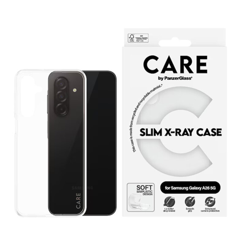 Husa Samsung Galaxy A26 5G CARE by PanzerGlass® Fashionable, transparent