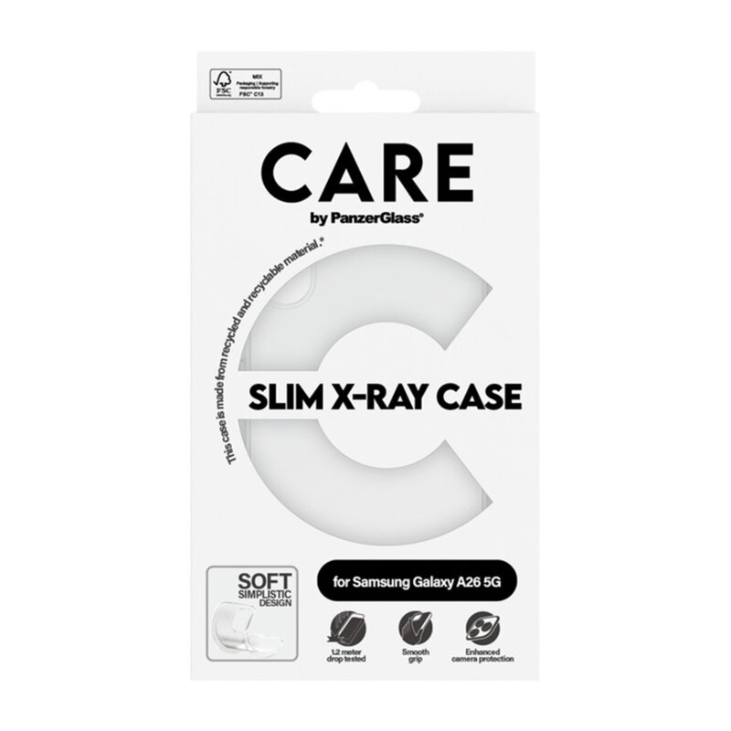 Husa Samsung Galaxy A26 5G CARE by PanzerGlass® Fashionable, transparent
