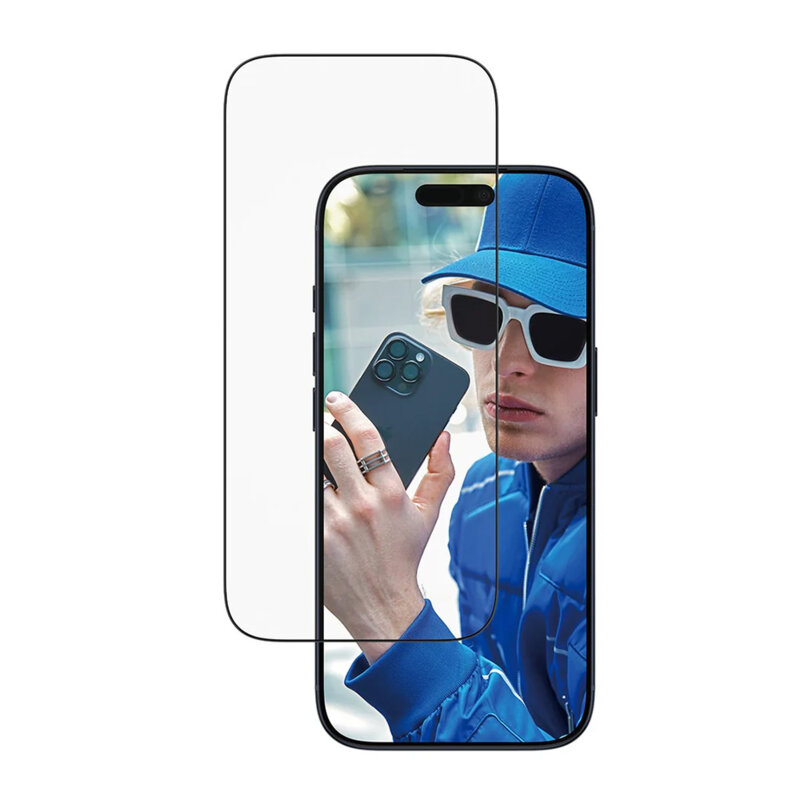 Folie iPhone 17 Pro PanzerGlass® Ultra-Wide Fit w. EasyAligner, negru