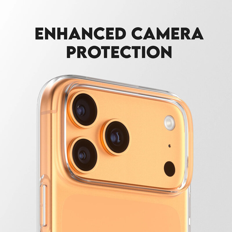 Husa iPhone 17 Pro Max CARE by PanzerGlass® Fashionable X-Ray Soft Basic, transparenta