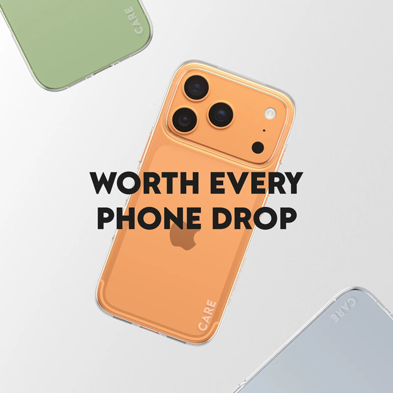 Husa iPhone 17 Pro CARE by PanzerGlass® Fashionable X-Ray Soft Basic, transparenta