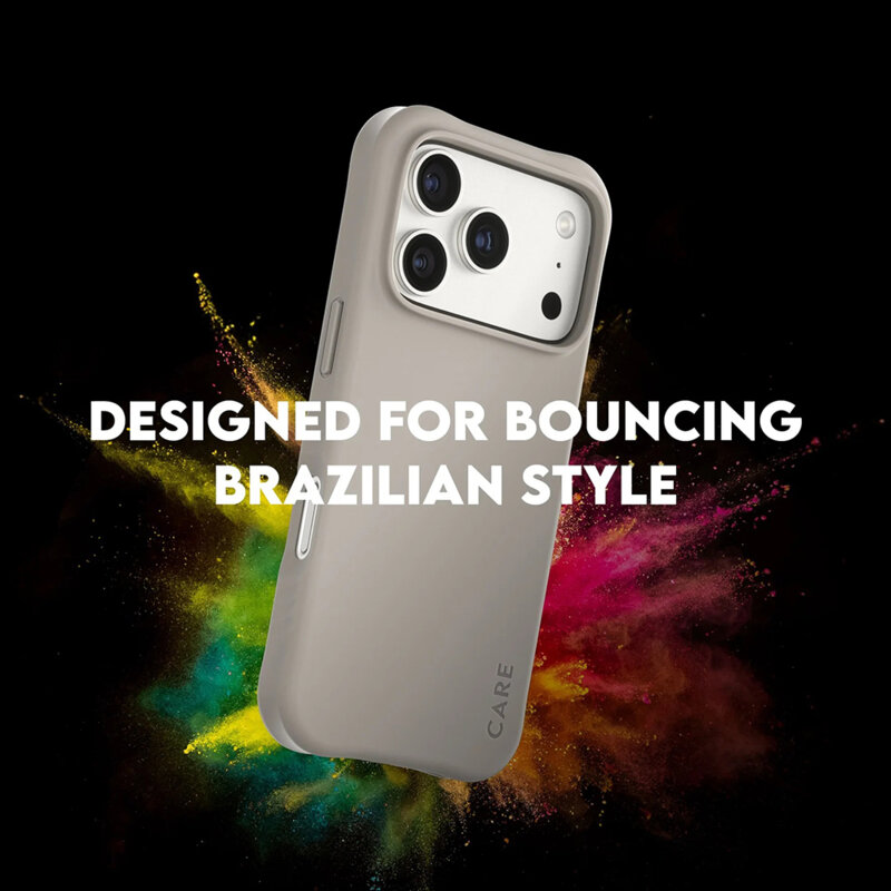 Husa iPhone 17 Pro CARE by PanzerGlass® Fashionable w. MagSafe, bej