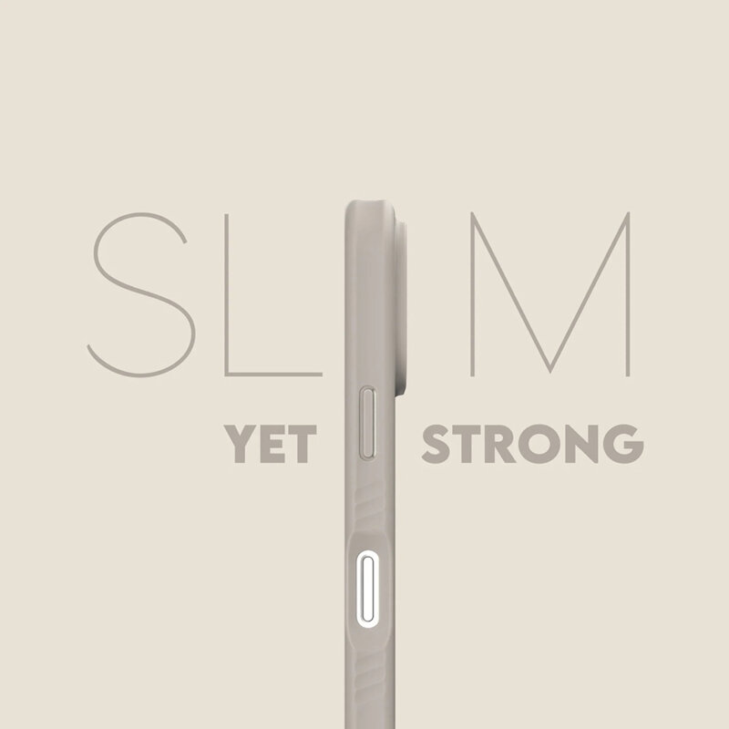 Husa iPhone 17 Pro CARE by PanzerGlass® Fashionable w. MagSafe, bej