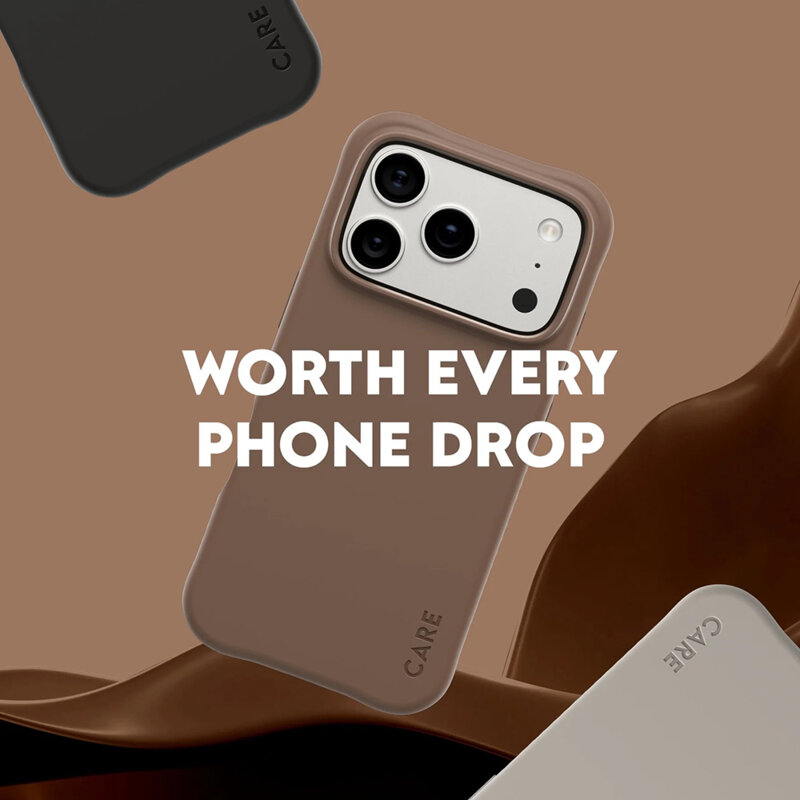 Husa iPhone 17 Pro CARE by PanzerGlass® Fashionable w. MagSafe, maro