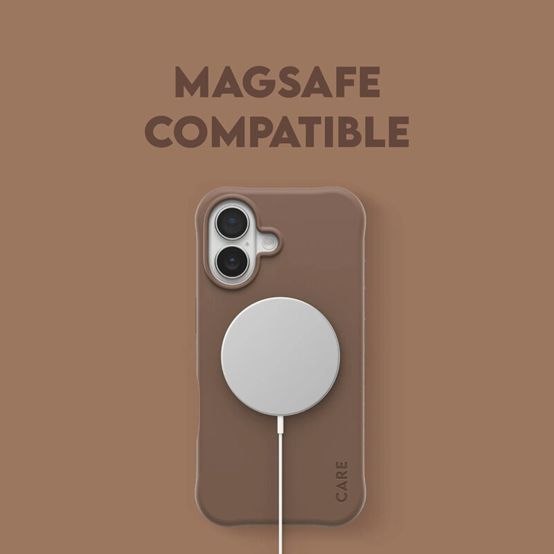 Husa iPhone 17 CARE by PanzerGlass® Fashionable w. MagSafe, maro