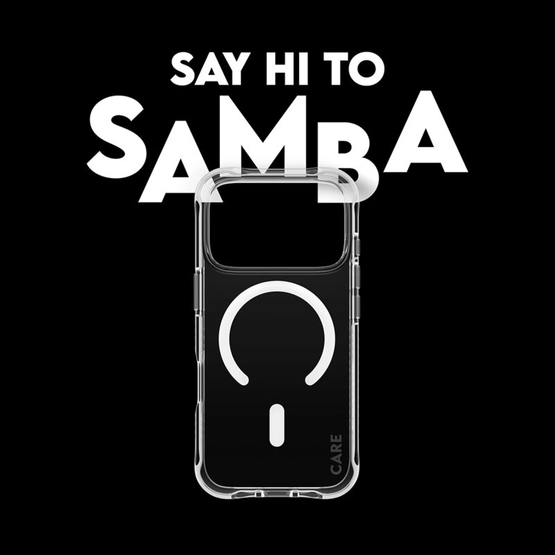 Husa iPhone 17 Pro CARE by PanzerGlass® Fashionable w. White MagSafe, transparenta