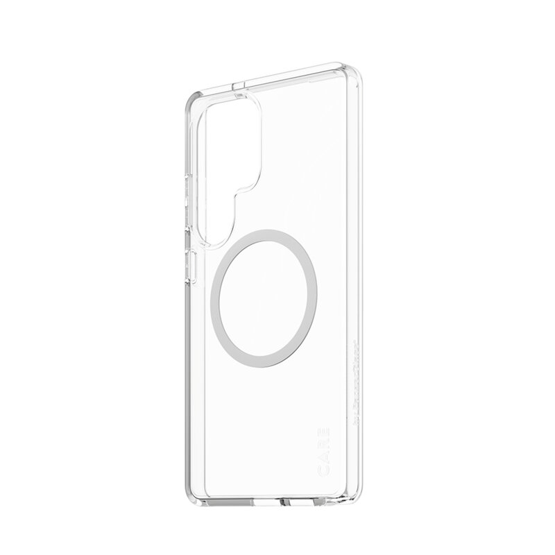 Husa Samsung Galaxy S25 Ultra PanzerGlass® CARE Flagship Urban Combat White Qi Compatible, transparenta