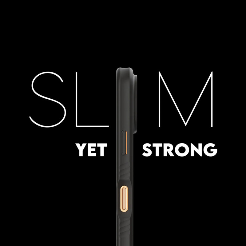 Husa iPhone 17 Pro CARE by PanzerGlass® Fashionable w. MagSafe, negru