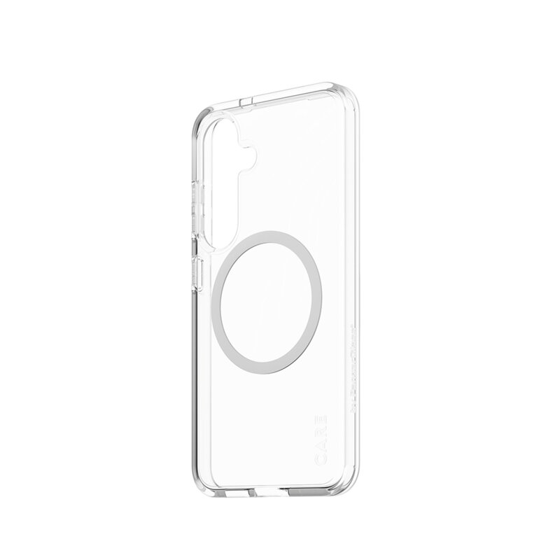 Husa Samsung Galaxy S25 PanzerGlass® CARE Flagship Urban Combat White Qi Compatible, transparenta