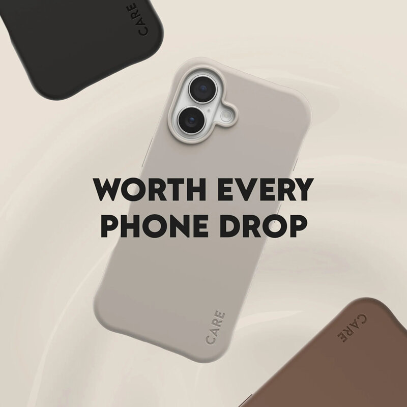 Husa iPhone 17 CARE by PanzerGlass® Fashionable w. MagSafe, bej