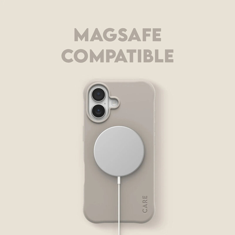 Husa iPhone 17 CARE by PanzerGlass® Fashionable w. MagSafe, bej