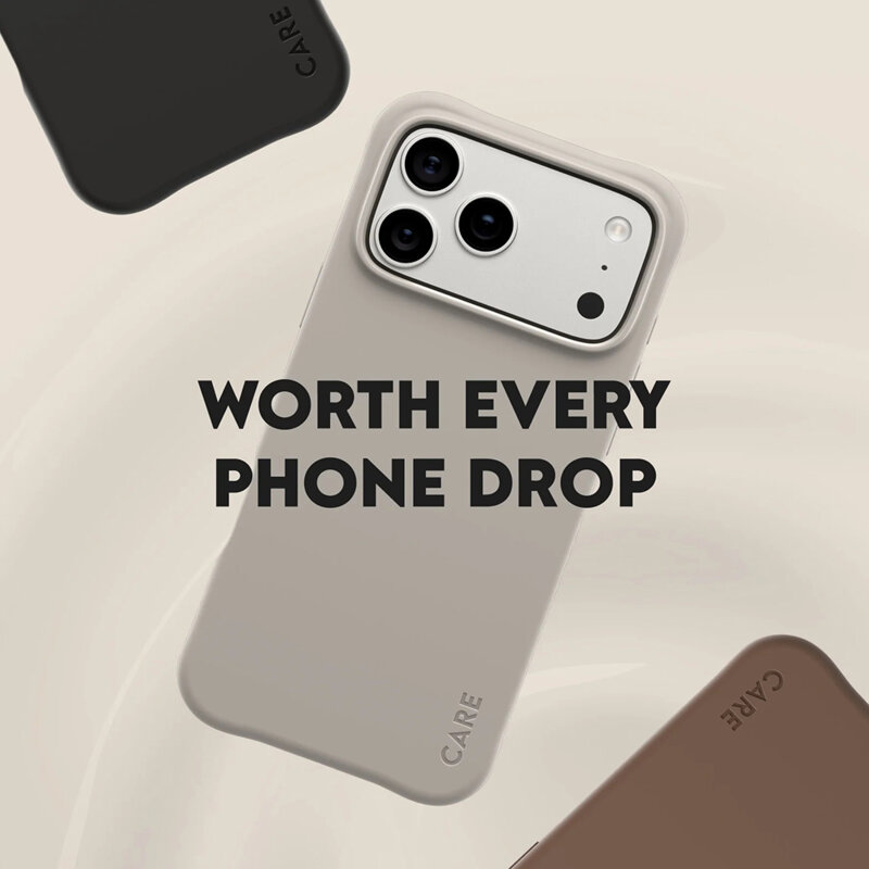 Husa iPhone 17 Pro Max CARE by PanzerGlass® Fashionable, bej