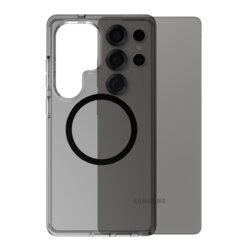 Husa Samsung Galaxy S25 Ultra PanzerGlass® CARE Flagship Urban Combat Black Qi Compatible, fumuriu