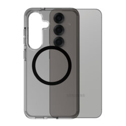 Husa Samsung Galaxy S25 PanzerGlass® CARE Flagship Urban Combat Black Qi Compatible, fumuriu