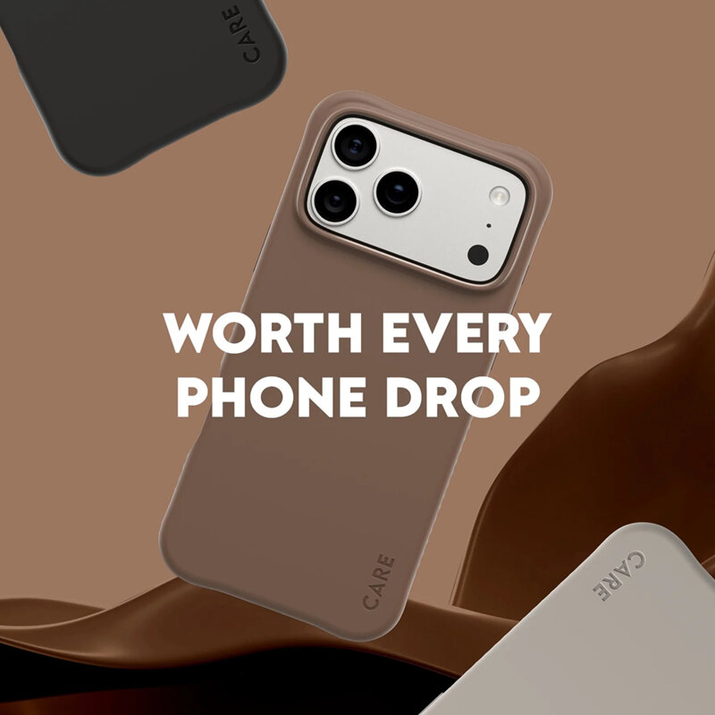 Husa iPhone 17 Air CARE by PanzerGlass® Fashionable w. MagSafe, maro