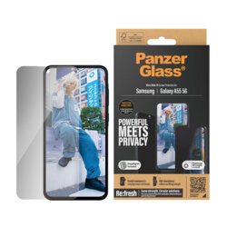 Folie Samsung Galaxy A55 5G PanzerGlass® Privacy Ultra-Wide Fit, negru