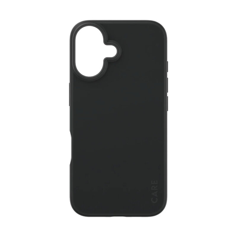 Husa iPhone 16 CARE by PanzerGlass® Fashionable, negru