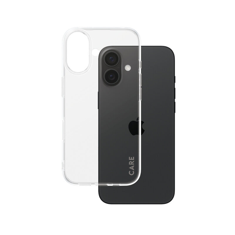 Husa iPhone 16 CARE by PanzerGlass® Fashionable, transparenta