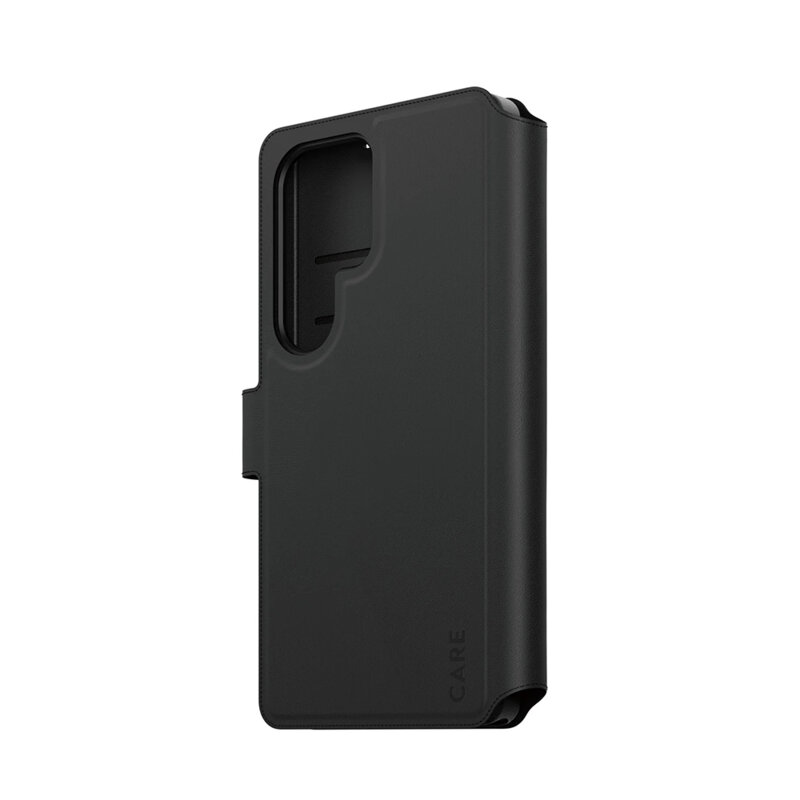 Husa Samsung Galaxy S25 Ultra PanzerGlass® CARE Feature Case Tango Two-in-One Wallet, negru