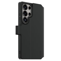 Husa Samsung Galaxy S25 Ultra PanzerGlass® CARE Feature Kickstand Wallet Case, negru